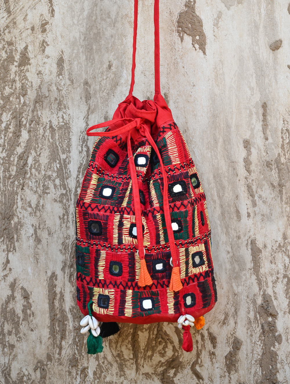 Handcrafted Lambani Potli Sling Bag - Nomad vibe