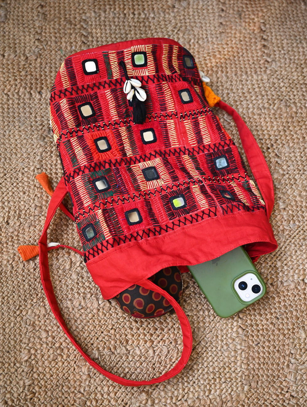 Handcrafted Lambani Potli Sling Bag - Nomad vibe