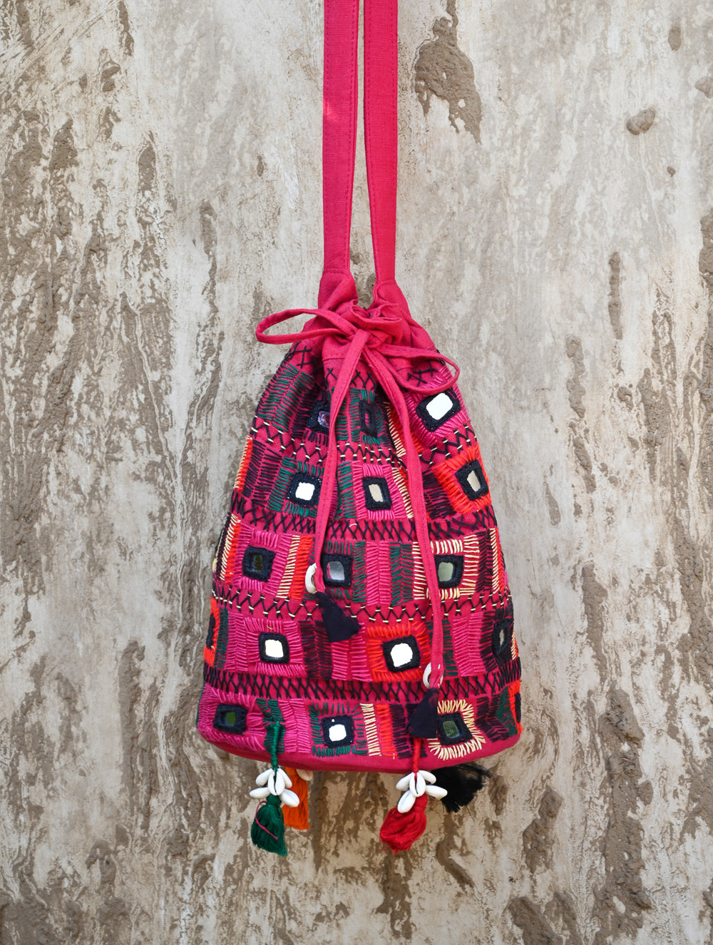 Handcrafted Lambani Potli Sling Bag - Banjara 