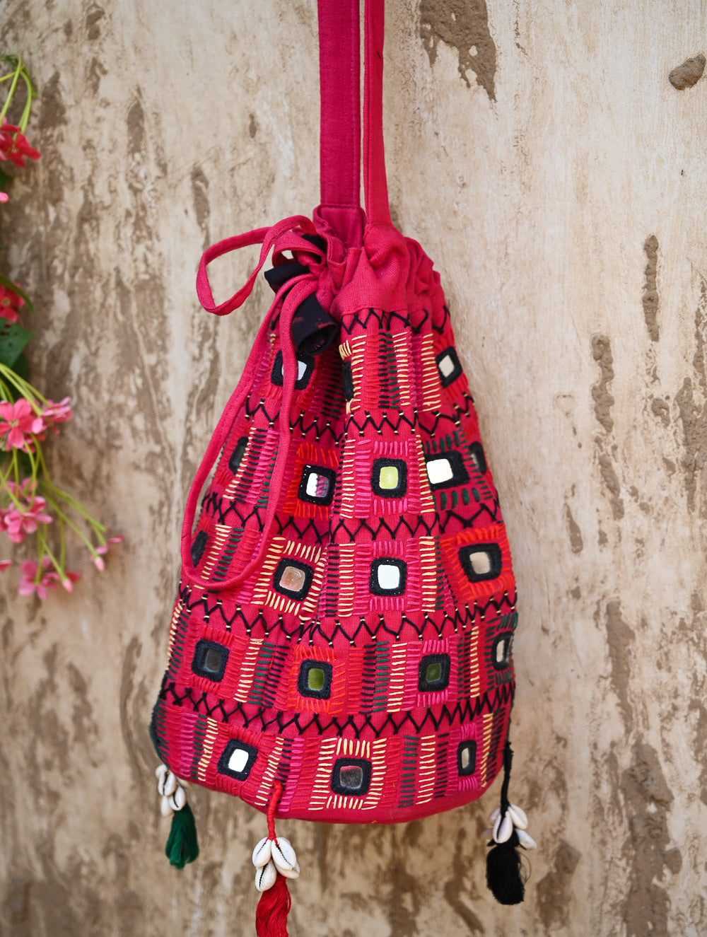 Handcrafted Lambani Potli Sling Bag - Banjara 