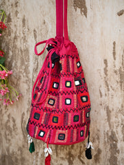 Handcrafted Lambani Potli Sling Bag - Banjara 