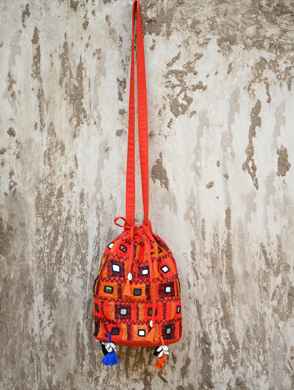Handcrafted Lambani Potli Sling Bag - Medley