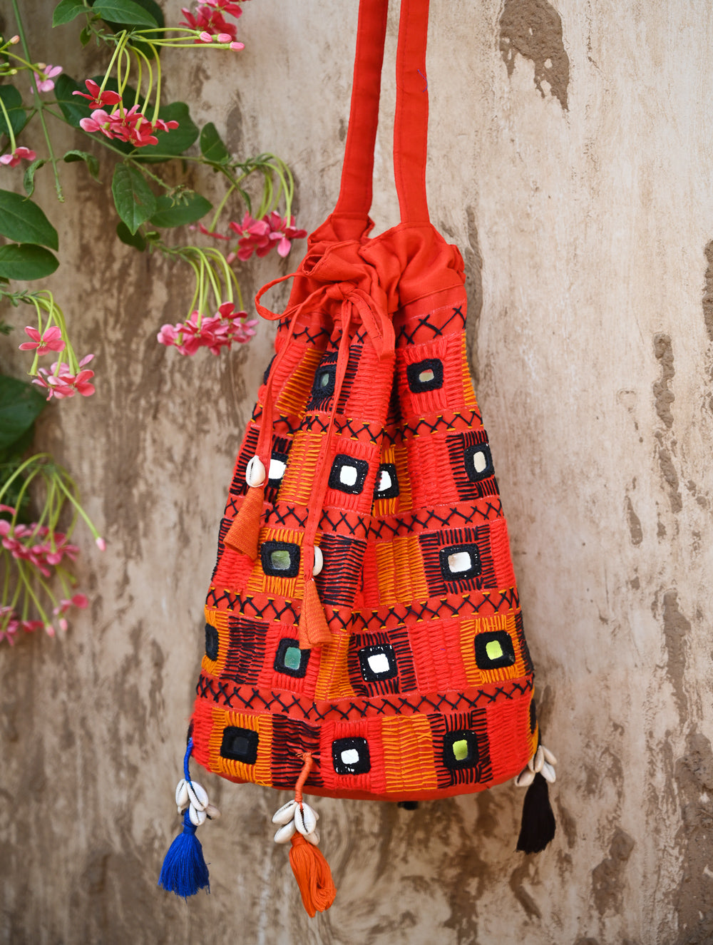 Handcrafted Lambani Potli Sling Bag - Medley