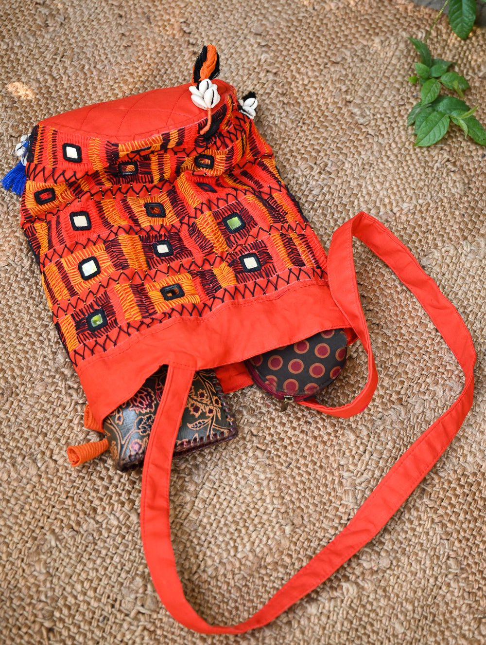 Handcrafted Lambani Potli Sling Bag - Medley