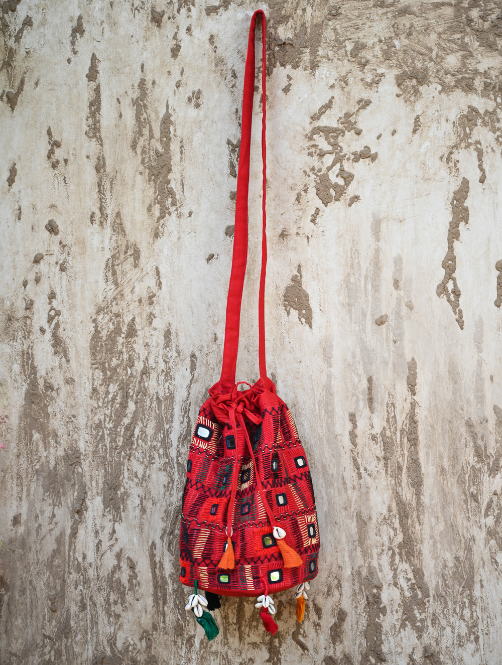 Handcrafted Lambani Potli Sling Bag - Colour Hues
