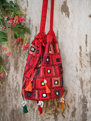 Handcrafted Lambani Potli Sling Bag - Colour Hues