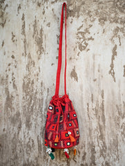 Handcrafted Lambani Potli Sling Bag - Colour Hues