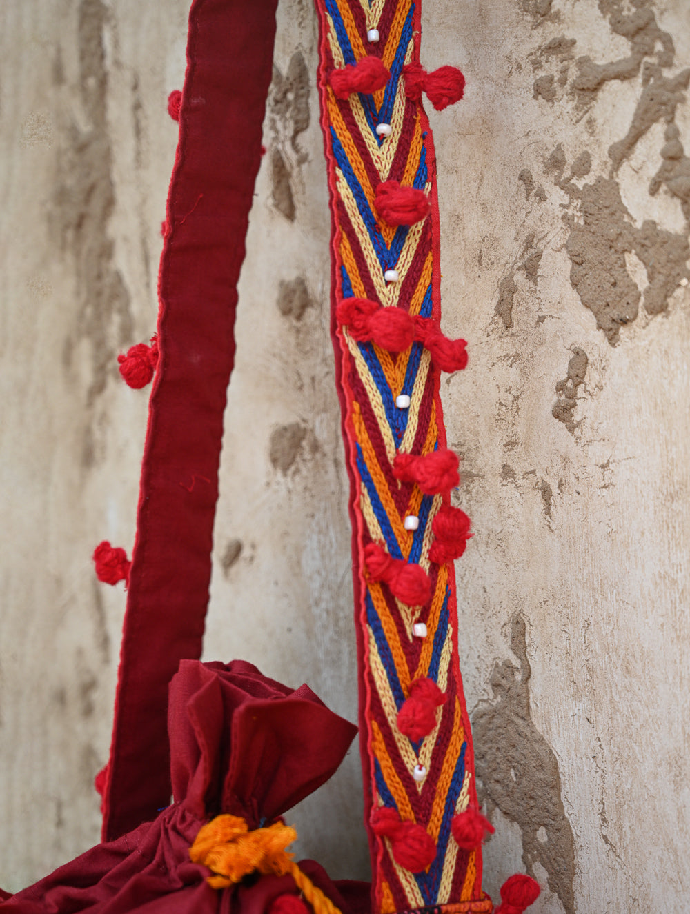 Handcrafted Lambani Potli Sling Bag - Vibrance