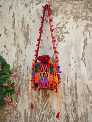 Handcrafted Lambani Potli Sling Bag - Wanderlust