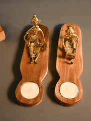 Dhokra Craft Tea Light Holders- Home Hustlers (Set of 2)