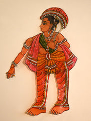 Andhra Leather Craft String Puppet - Shakyamuni (Height - 19 inches)