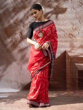 Load image into Gallery viewer, Sambalpuri Handwoven Ikat Soft Cotton Saree - Bandha Rekha