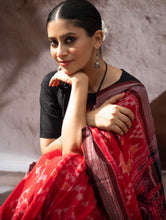 Load image into Gallery viewer, Sambalpuri Handwoven Ikat Soft Cotton Saree - Bandha Rekha