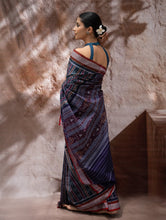 Load image into Gallery viewer, Sambalpuri Handwoven Ikat Soft Cotton Saree - Bandha Tara