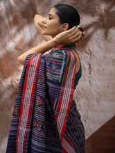 Load image into Gallery viewer, Sambalpuri Handwoven Ikat Soft Cotton Saree - Bandha Tara