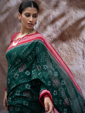 Load image into Gallery viewer, Sambalpuri Handwoven Ikat Soft Cotton Saree - Harita Roop