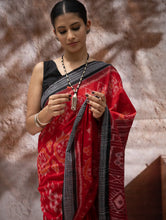 Load image into Gallery viewer, Sambalpuri Handwoven Ikat Soft Cotton Saree - Lalima