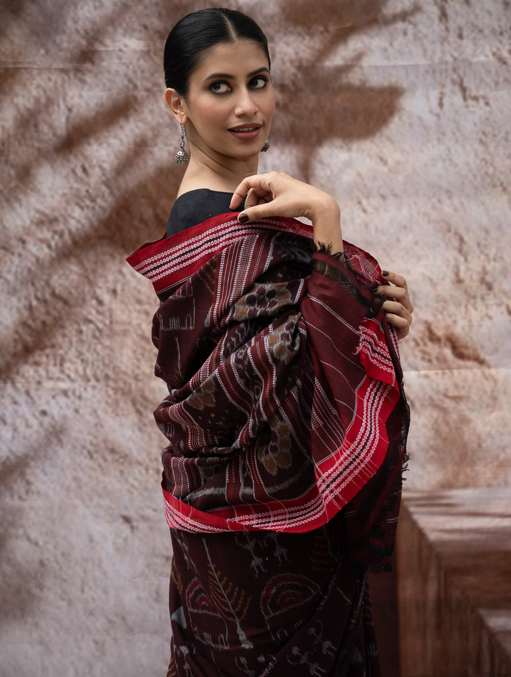 Load image into Gallery viewer, Sambalpuri Handwoven Ikat Soft Cotton Saree - Manjari