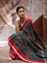 Load image into Gallery viewer, Sambalpuri Handwoven Ikat Soft Cotton Saree - Sambal Sutra