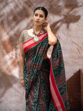 Load image into Gallery viewer, Sambalpuri Handwoven Ikat Soft Cotton Saree - Sambal Sutra