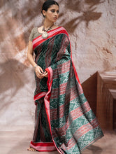 Load image into Gallery viewer, Sambalpuri Handwoven Ikat Soft Cotton Saree - Sambal Sutra