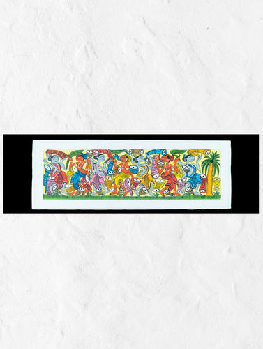 Patua Art Painting - Celebration
