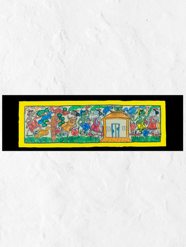 Patua Art Painting - Celebration