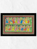 Santhal Tribal Art Painting - Wedding Celebration