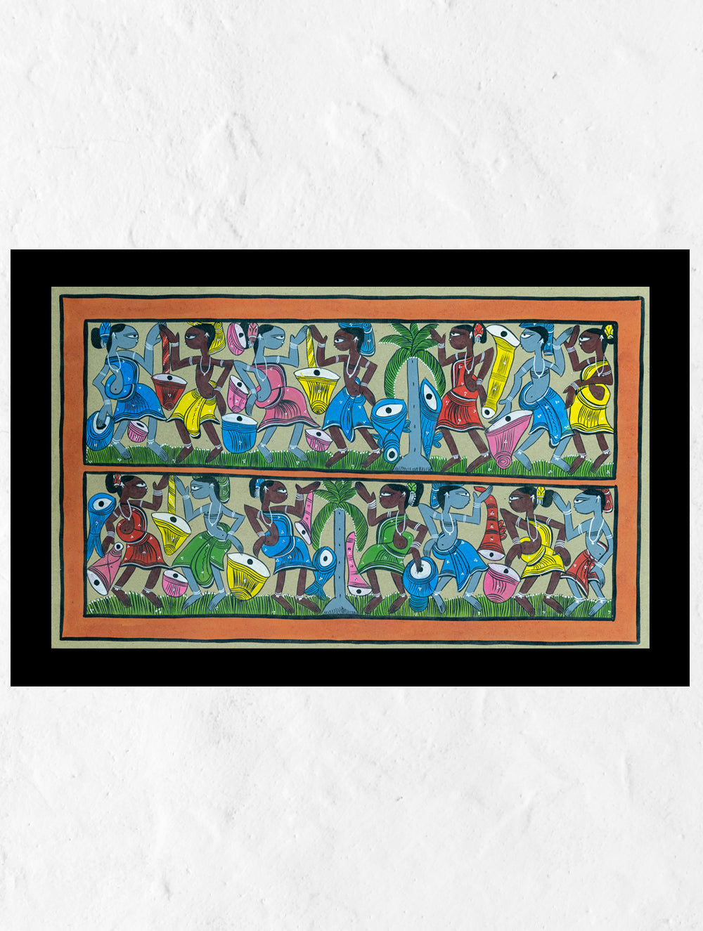 Patua Art Painting - Celebration