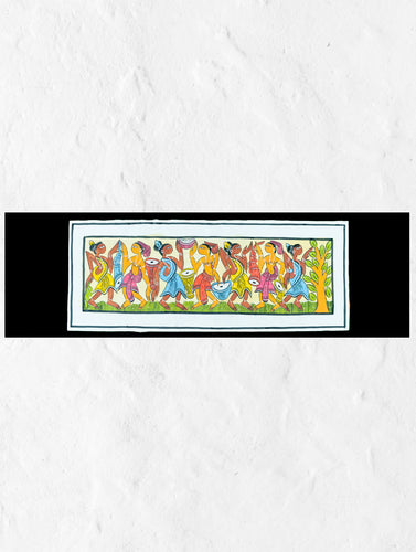 Patua Art Painting - Celebration