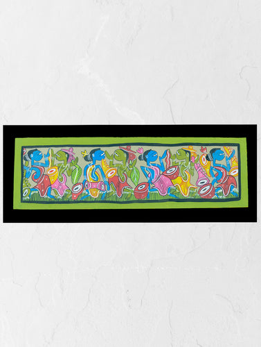 Patua Art Painting - Celebration