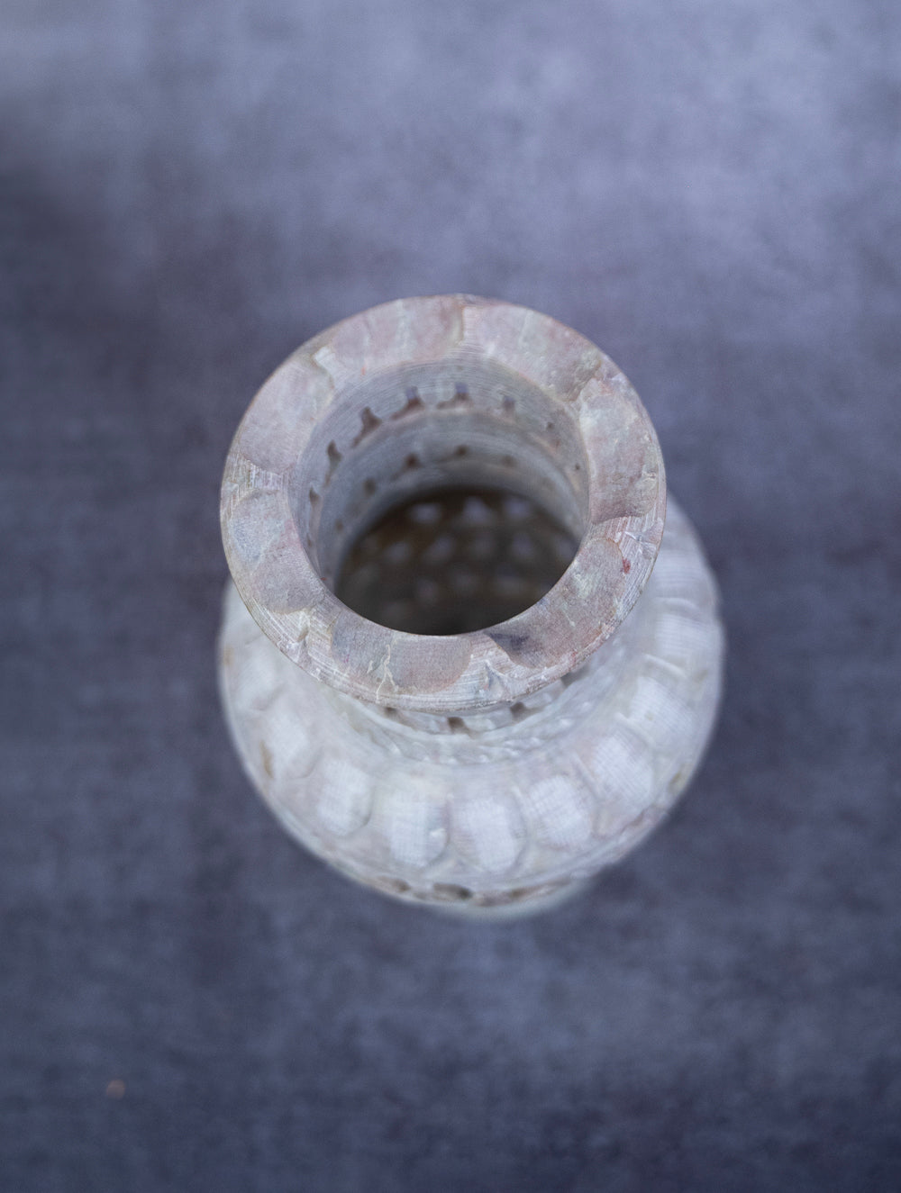 Soapstone Filigree Flower Vase