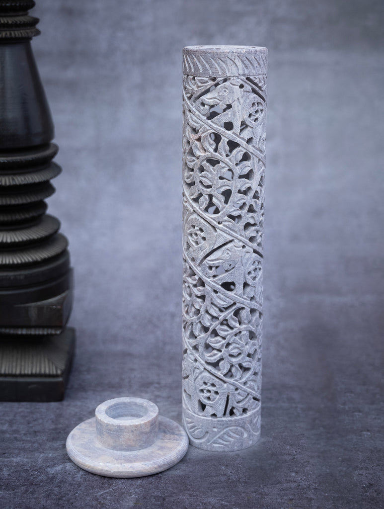 Soapstone Filigree Incense Stick Holder