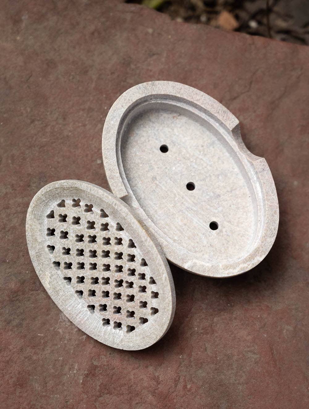 Soapstone Filigree Soap Holder