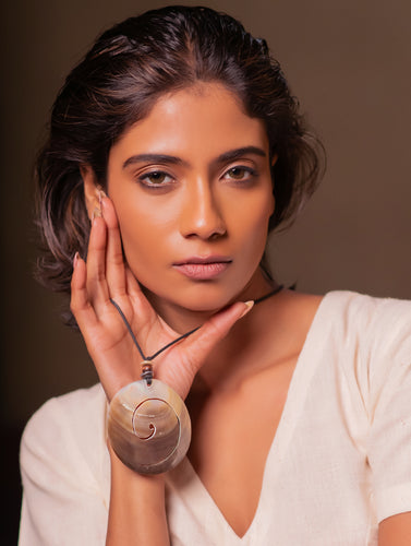 Spiral Seashell Necklace