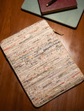 Sustainable & Handcrafted. Durable Newspaper & Cork - Laptop Sleeve