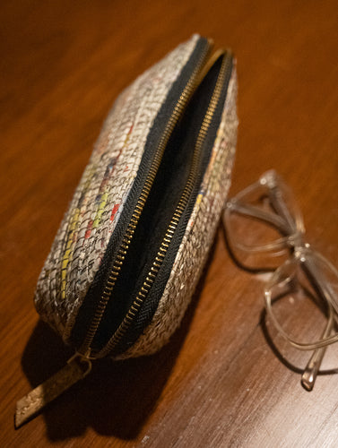 Sustainable & Handcrafted. Durable Newspaper & Cork Spectacle Case