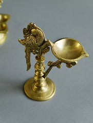 Brass Moulded Ornate Lamp - Mayura Vilas