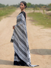 Bengal Weaves. Handwoven Cotton Saree - Chandrima