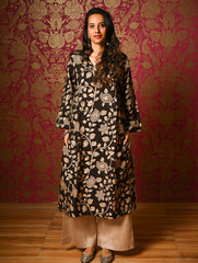 Exclusive, Authentic Kalamkari Silk Viscose Blend Loose Fit Kurta Set - Peacocks (2 pc set)