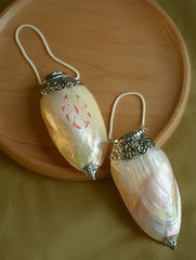 Shell Craft Wardrobe Aroma Sachet Holder - Pearl Reverie (Set of 2)