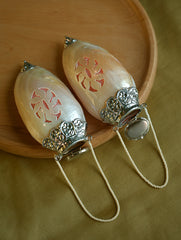 Shell Craft Wardrobe Aroma Sachet Holder - Pearl Reverie (Set of 2)