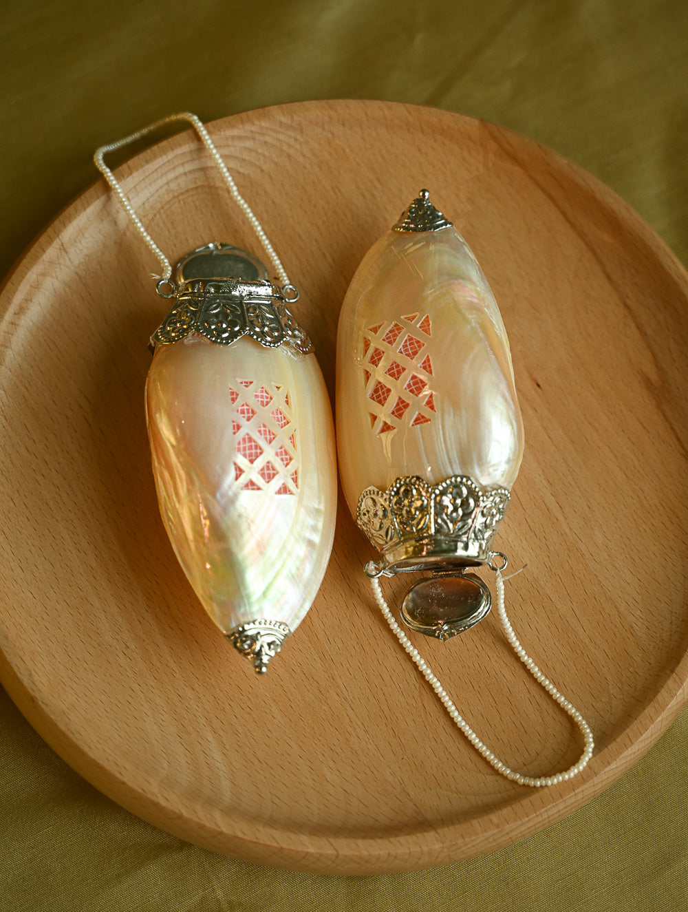 Shell Craft Wardrobe Aroma Sachet Holder - Shell Serenade (Set of 2)