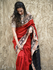 Bagru Hand Block printed Maheshwari