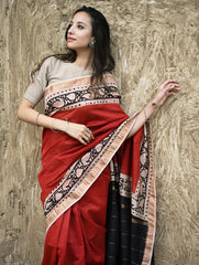 Bagru Hand Block printed Maheshwari