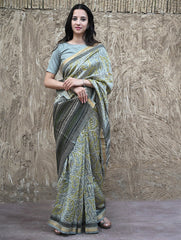 Sanganeri Hand Block printed Maheshwari