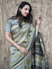 Sanganeri Hand Block printed Maheshwari