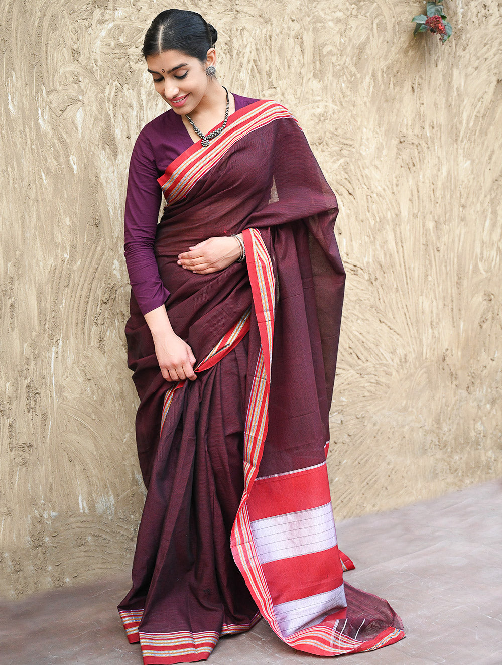 Self Striped Ilkal
