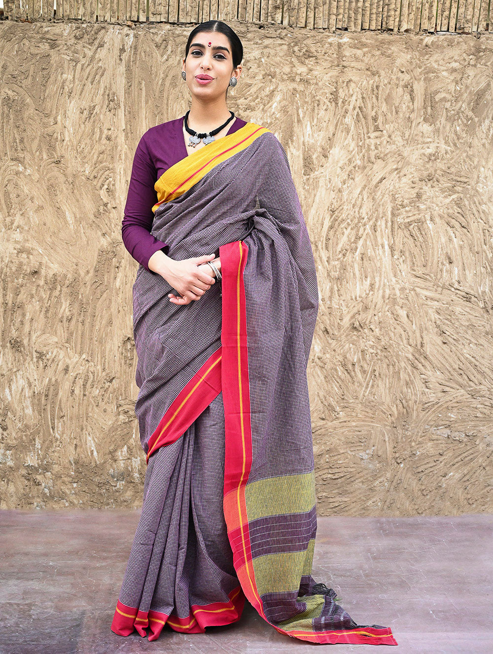 Handwoven Pateda Aanchu Cotton