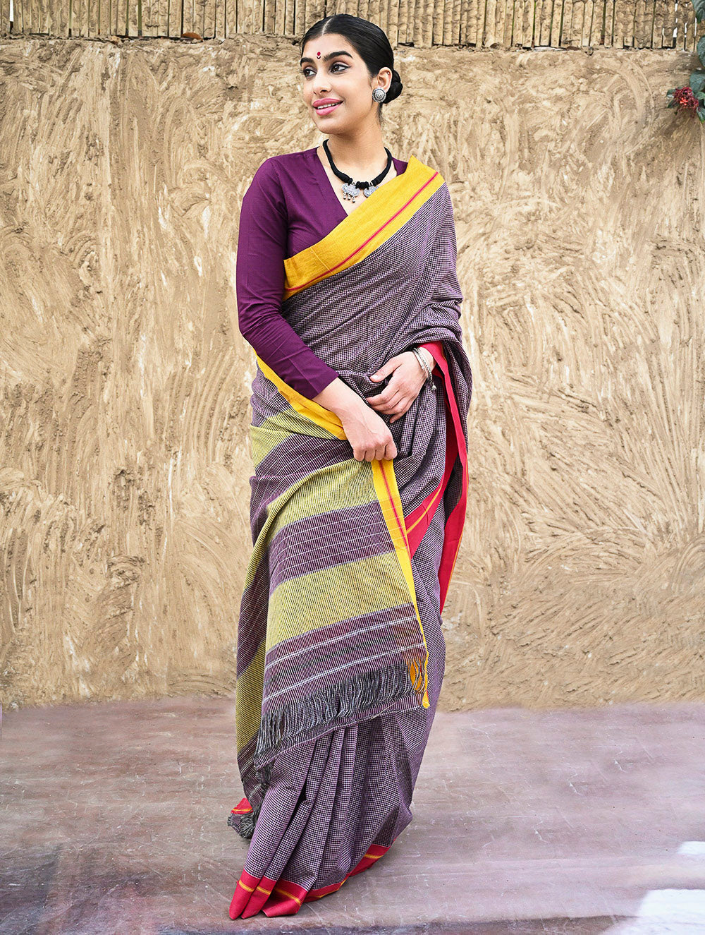 Handwoven Pateda Aanchu Cotton
